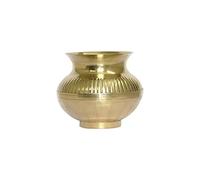 LAKSHMI'S EAGLE Vaso indiano in rame puro bicchiere in ottone inciso Kalash Copper Ayurveda brocca per acqua indù preghiera Puja Pot, decorazione dea brocca d'acqua Moscow Mule Mug Set