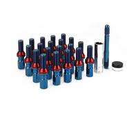 LAKUYRD Bulloni Ruote Acciaio 20PCS Accessori Auto Bulloni delle Ruote Prigioniero Dadi delle Ruote M14x1.5 M14x1.25 M12x1.5 M12x1.25 Mozzo Ruota Pneumatico Vite Bullone(Color 1,M12x1.5)