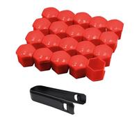 LAKUYRD Bulloni Ruote in Acciaio 20 Pz/Set Auto Tappi Dado Ruota per Bulloni 17mm 19mm 21mm Tappi per Auto per Cerchi in Lega Mozzo Vite di Protezione Auto Accessori(7,19mm)