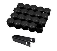 LAKUYRD Bulloni Ruote in Acciaio 20 Pz/Set Auto Tappi Dado Ruota per Bulloni 17mm 19mm 21mm Tappi per Auto per Cerchi in Lega Mozzo Vite di Protezione Auto Accessori(6,17mm)