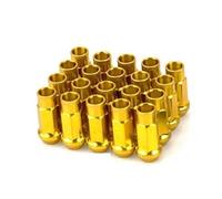 LAKUYRD Bulloni Ruote in Acciaio Accessori per Auto Dadi delle Ruote 12x1,5 12x1,25 Bullone della Ruota E Dado di Bloccaggio (20 Pezzi)(3,M12x1.5)