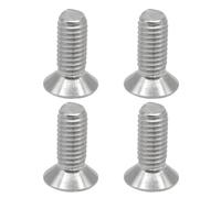 LAKUYRD Bulloni Ruote in Acciaio Compatibile con per Golf Mk1 Mk2 Mk3 Mk4 per Caddy per Scirocco 4 Pezzi Bullone A Esagono Incassato Rotore del Freno Disco Vite di Fissaggio Dadi