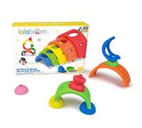 Lalaboom - Gioco Prima Infanzia - Arcobaleno e Perle da assemblare - da 1 a 4 Anni- 13 Pezzi
