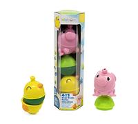 Lalaboom - Perline Moto - Set di 2 Animali della Fattoria & Bead - Giocattolo di apprendimento e montaggio - Gioco di costruzione - Forme e colori - Scalabile da 10 mesi a 4 anni - 28 Pezzi, BL312,