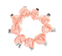 LALADEFIEE 10 Pezzi Fermagli Forma Di Bocciolo Di Fiore Fermaglio Floreale Leggero Compatto Per Donna Eventi Matrimoni Compleanni