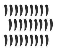 LALADEFIEE 100 Cucchiai Cosmetici in Pp Neri per Crema Viso e Contorno Occhi, Spatole per Maschera e Applicatori Cosmetici Portatili per Donne, Strumenti Skincare per Uso Quotidiano e