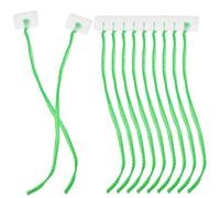 LALADEFIEE 100 Sacchetti Rete Riutilizzabili per Verdura e Frutta in Pe Verde, Leggeri e Resistenti, Capacità 0,5-1kg, per Conservazione in Cucina e Spesa Ecologica