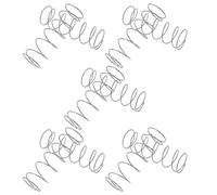 LALADEFIEE 10pezzi Molle Pulsante Scarico Wc Compressione Meccaniche per Serbatoio Acqua Accessori Riparazione Silenziose Parti Sostitutive Compatibili Maggioranza dei Sistemi di Scarico
