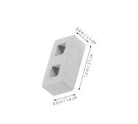 LALADEFIEE 12 Materiali per Modelli Architettonici di Case delle Bambole Mattoncini Realistici Compatti per Micro Paesaggistica e Progetti Fai da Te