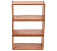 LALADEFIEE 12 Set da 3 Pezzi Scaffali Espositivi per Accessori e Libri Mobili Fai da Te per Modellismo e Arredamento di Mini Ambienti