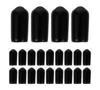 LALADEFIEE 120 Pezzi Tappi per Beccucci Versatori Neri in Plastica Coperture Antipolvere per Bottiglie di Liquore e Olio Tappi Protettivi per Cucina Bar e Uso Domestico 175X075 CM