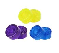 LALADEFIEE 12pezzi Punta per Pedale di Plastica Colorata Tappo per Effetto Chitarra di Punta per Pedale Protezione Antiscivolo Effetto Chitarra Superficie Tattile Allargata Colore Casuale