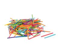 LALADEFIEE 1confezione Craft Sticks Colorati Per Ragazzo Ragazza Bastoncini Di Legno Per Attività Creative Classe e Progetti Artistici Circa Materiali Didattici Per Asilo e Giochi Educativi