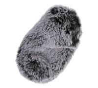 LALADEFIEE 1pezzi Microfono Copertura Parabrezza in Lana Artificiale Schermo Antivento per Microfono Paravento Morbido Leggero Fascia Elastica Compatibile con Videomic Pro