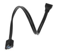LALADEFIEE 1set Cavo Di Estensione Usb Pin Femmina Con Montaggio Pannello Prolunga Per Schede Madri Desktop Design Flessibile e Sicuro Con Viti Di Fissaggio