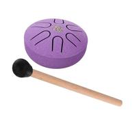 LALADEFIEE 1set Tongue Drum Strumento Musicale Portatile Per Percussioni Adatto Per Insegnamento e Meditazione Completo Di Bacchette e Accessori