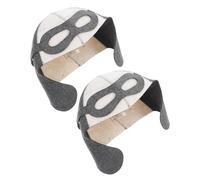 LALADEFIEE 2 Cappelli da Sauna Unisex in Feltro di Lana Protettivi per Bagno Turco e Spa Cuffie da Sauna Assorbenti per Uomo e Donna Accessori Leggeri e Facili da Pulire e Spa