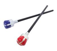 LALADEFIEE 2 Pezzi Bastone Scettro da e Sovrano Bastone di Plastica Leggero per Costume di Halloween e Cosplay Accessorio per Feste e Spettacoli a Tema Medievale