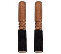 LALADEFIEE 2 pezzi di bacchette per campane tibetane - bacchette per campane tibetane solide - in legno per suonare musica buddista, cantare e yoga
