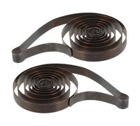 LALADEFIEE 2 pezzi Parti di Ricambio per Sveglia Meccanica in Acciaio Molla Orologio Movimento Preciso per Riparazioni Fai da Te e Restauro Orologi Meccanici