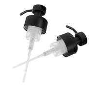 LALADEFIEE 2 pezzi Pompa di Ricambio per Dispenser Sapone Testa Pompa Bottiglia in Acciaio Inossidabile Antiruggine Sostituzione per Flaconi Lozione e Shampoo per Bagno e Cucina