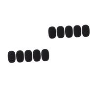 LALADEFIEE 2 Set Di Coperture Per Microfono Protezioni Per Microfono in Schiuma Facili Da Montare Antivento Impermeabili 5 Pezzi * 2