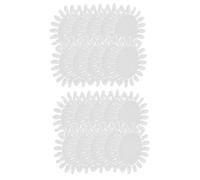 LALADEFIEE 20pezzi Scheda Per Pratica Unghie Ovali Trasparente Colori Per Smalto Accessori Per Nail Art Per Professionisti e Scuole Di Bellezza