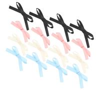 LALADEFIEE 24 Fermagli per Chioma Fiocco Coreani per Donne e Ragazze Mini Forcine Nastro Multicolore Accessori Leggeri e Comodi per Acconciature Ordinate e Uso Quotidiano