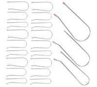 LALADEFIEE 24 Pezzi Clip Per Rulli Riscaldanti in Acciaio e Resina Con Pin Di Bloccaggio a u Riscaldamento Rapido Ricambi Versatili Per Styling Capelli Ricci