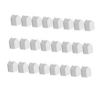 LALADEFIEE 24 Pezzi Spugne per Unghie Sfumate a Forma Gradiente in Spugna Bianca Assorbente Multiuso per Nail Art Design e Professionisti del Make Up