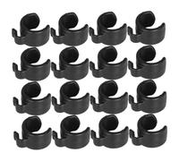 LALADEFIEE 25 pezzi Clip Porta Cavi per Supporto Microfono Morsetti per Cavi da Clip per Fili Microfono Stand e Supporti Audio