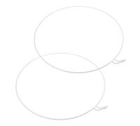 LALADEFIEE 2pezzi Cerchi Supporto Zanzariera Culla in Ferro Robusto Anelli Tondi per Baldacchino Culla Sostegno Sicuro per Rete Zanzariera Letto Ragazzo Ragazza