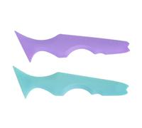 LALADEFIEE 2pezzi Eyeliner Stencil Silicone Multifunzionale Per Trucco Occhi Strumento Pratico e Leggero Per Viaggi e Uso Quotidiano