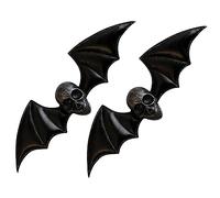 LALADEFIEE 2pezzi Fermagli Per Con Teschio e Accessori Goth Per Halloween e Cosplay Fermagli Punk Per Ragazze Decorazione Unica Per Feste e Occasioni Speciali
