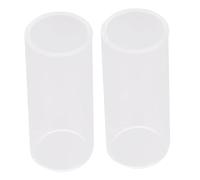 LALADEFIEE 2pezzi Guitar Glass Slide Bottleneck Per Chitarra Accessorio Per Musicisti e Sostenuto Per Della e Professionisti