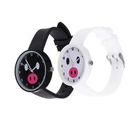 LALADEFIEE 2pezzi Orologi Impermeabili Per Ragazzo Ragazza Orologi Cartoon Adorabili Per Feste e Regali Per Ragazzi e Ragazze Con Design e Comodo Da Indossare