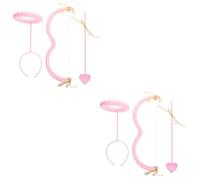 LALADEFIEE 2sets Costume Cosplay Cupido Con Arco e Cinta Decorativa Per Feste Accessori Eleganti Per Donne e Ragazze Per e Eventi Tematici