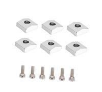 LALADEFIEE 2sets Parti Di Ponte Tremolo Viti Esagonali e Blocchi Di Ricambio Per Chitarra Elettrica Doppio Bilanciere Comodo e Resistente