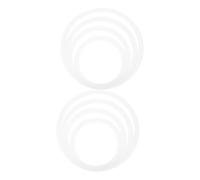 LALADEFIEE 2sets Smorzatori Per Kit Silenziatori Per Rullante Riduzione Del Volume Per