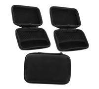 LALADEFIEE 3 pezzi Astucci Compatti con Cerniera Piccoli per Strumenti Bellezza Organizer Portatile per Pinzette Nail Art ed Estensioni Ciglia Custodia Resistente e Facile da Pulire per