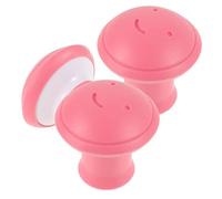 LALADEFIEE 3pezzi Allenatore Mandibola Strumento Esercizio Viso Per Eliminare Doppio Mento e Tonificare Muscoli Facciali Modellante Contorno Viso e Collo Per Donne e Uomini Rosa