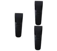 LALADEFIEE 3pezzi Custodia Protettiva Silicone Per Rasoio Da Viaggio Accessorio Portatile Per Rasoio Manuale Ottima Per Trasporti e Vacanze Colore Nero