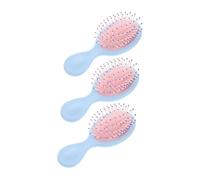 LALADEFIEE 3pezzi Pettini Con Cuscinetto Per Massaggio Del Capelluto Accessori Per Da Viaggio Per Donne Strumento Di Stile Affidabile e Portatile