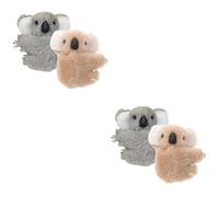 LALADEFIEE 4pezzi Clip Per Cartone Koala Fermagli Per Morbidi e Decorativi Per Ragazze e Donne Accessori Alla Moda Per Acconciature Diverse