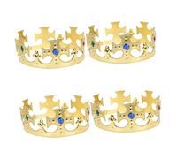 LALADEFIEE 4pezzi Corone Reali Per Compleanni Da Copricapi Eleganti Per Festività e Costumi