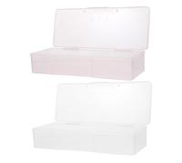 LALADEFIEE 4pezzi Scatola Organizzatrice Per Unghie Portautensili Per Manicure Per Accessori Art Design Compatto e Per e Personale