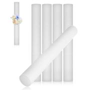 LALADEFIEE 5 Bastoncini in Schiuma Bianchi per Composizioni Floreali, Leggeri e Facili da Installare, per Progetti di Arte e Fai da Te a Casa, Lunghezza 40cm