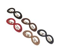 LALADEFIEE 5pezzi Fermaglio per Capelli Forme per Donne e Ragazze Chiusura Presa Forte per Capelli Spessi Realizzato in Materiale Delicato e Leggero per Chignon Code di Cavallo e Mezzi