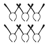 LALADEFIEE 6 pezzi di fascia per capelli con antenna, accessorio per costume a forma di farfalla e insetto, fascia per capelli divertente per feste, accessori per cosplay a forma di coccinella e ape