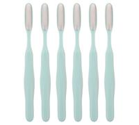 LALADEFIEE 6 Pezzi Kit 6 Pezzi Lime Manuali per Piedi in Acciaio Inox, Esfoliante per Talloni e Rimozione Calli, Spazzola per Piedi per Pedicure Domestica e Pulizia Profonda tra Dita